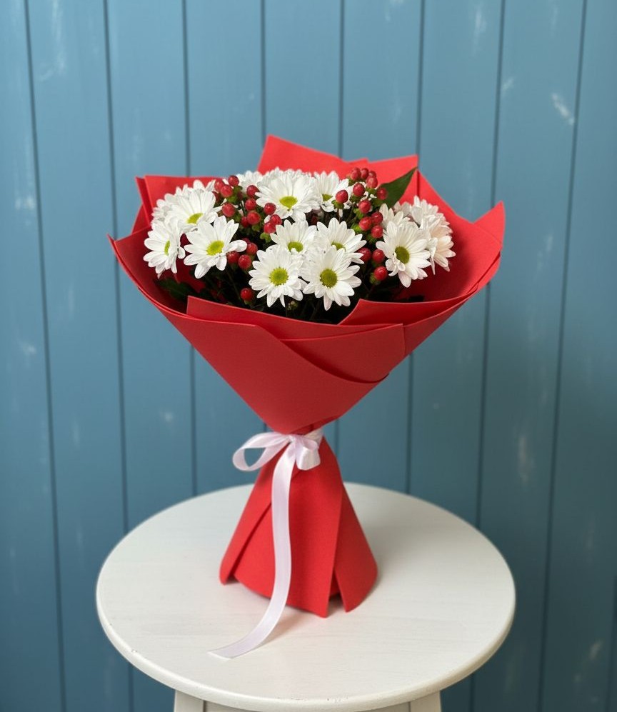 Букет цветов из: Хризантемы в Бугульму