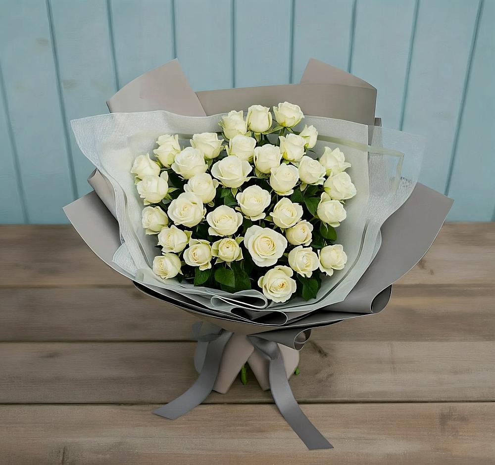 Букет Белоснежная нежность в Бугульму