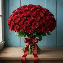 Букет Красные розы Блэк Меджик в Бугульму