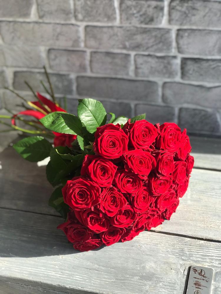 Красные розы Фридом в Бугульму Букет Красные розы Фридом в Бугульму