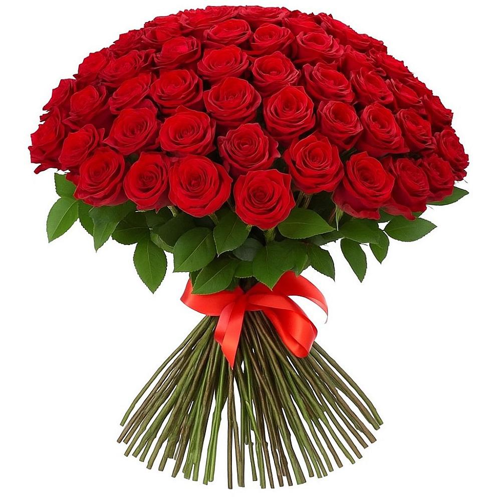 Букет Красные розы Блэк Меджик в Бугульму