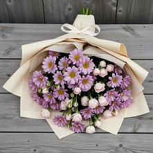 Букет цветов из:  Розы и Хризантемы в Бугульму