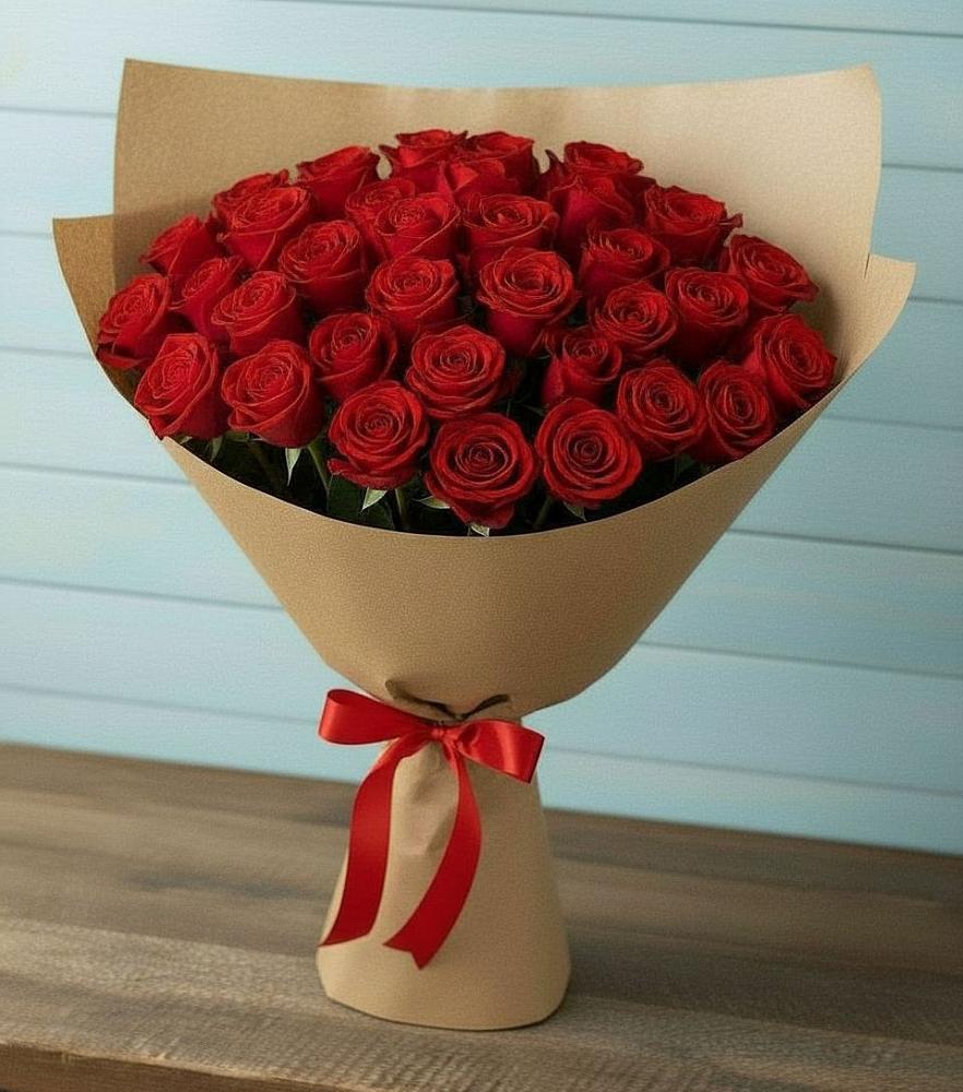 Букет Красные розы Милано в Бугульму