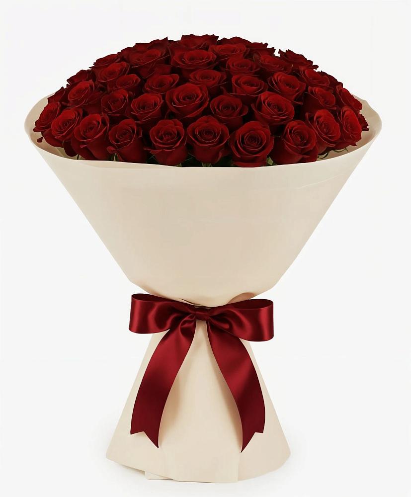 101 Бордовая роза Блэк Бакарра в Бугульму Букет 101 Бордовая роза Блэк Бакарра в Бугульму